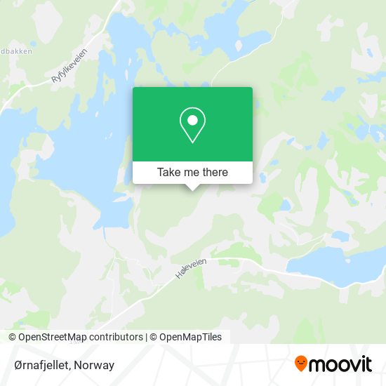 Ørnafjellet map