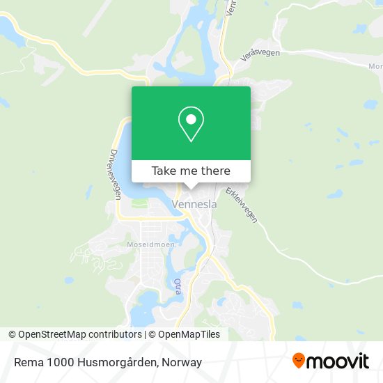 Rema 1000 Husmorgården map