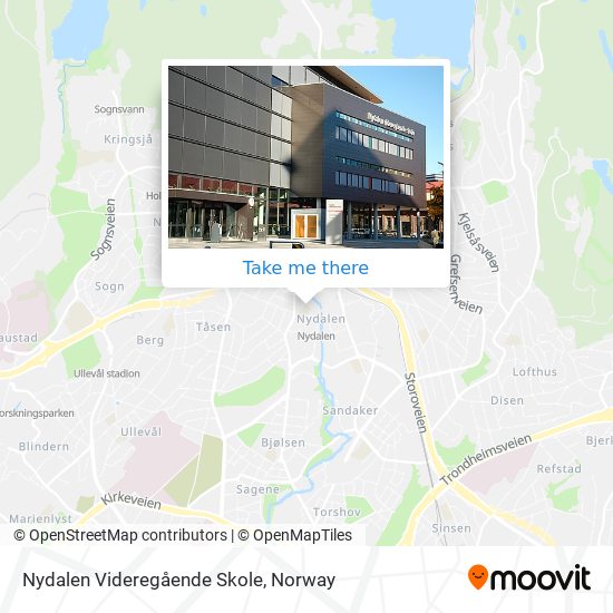 Nydalen Videregående Skole map