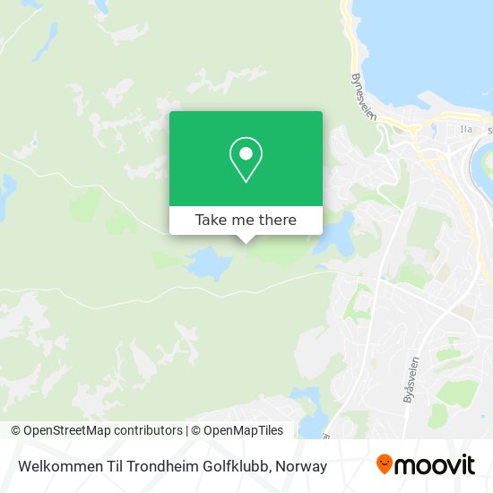 Welkommen Til Trondheim Golfklubb map