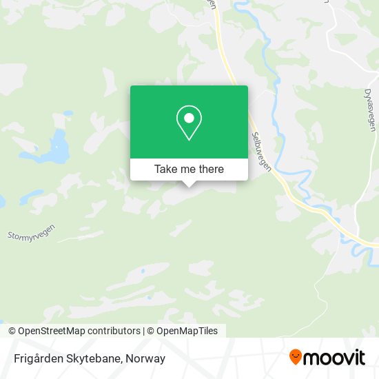 Frigården Skytebane map