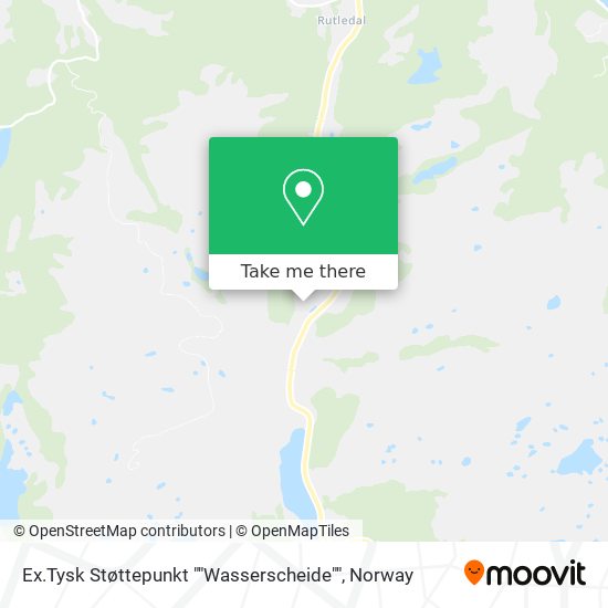 Ex.Tysk Støttepunkt ""Wasserscheide"" map