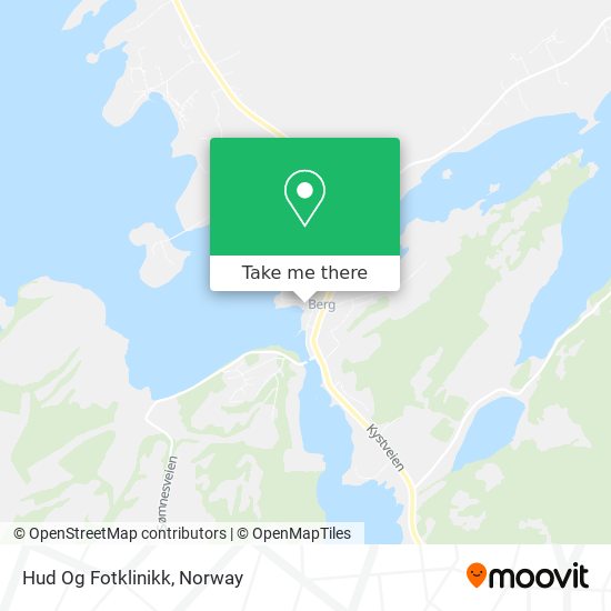 Hud Og Fotklinikk map