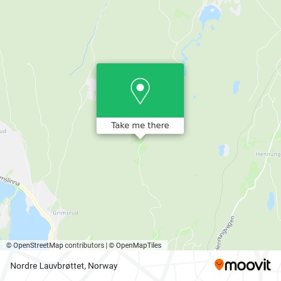 Nordre Lauvbrøttet map