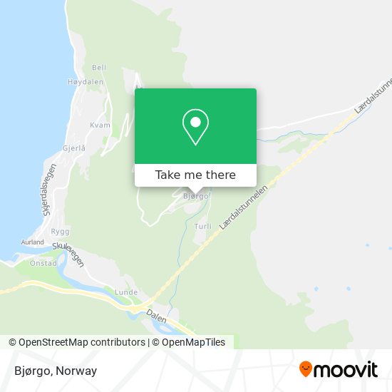 Bjørgo map