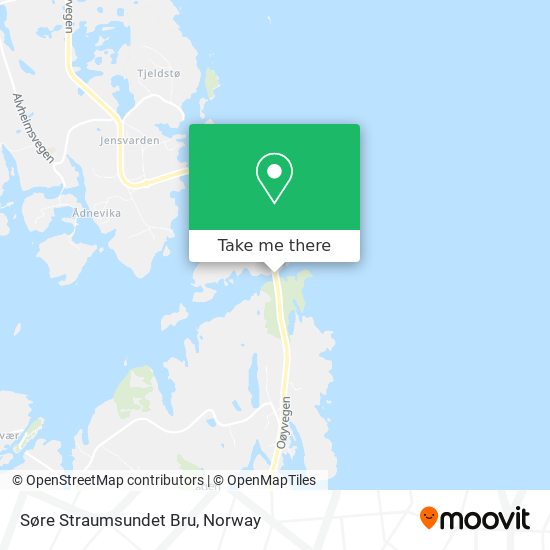 Søre Straumsundet Bru map