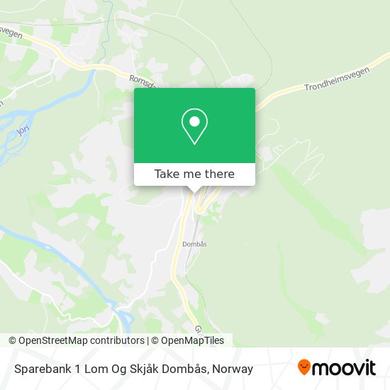 Sparebank 1 Lom Og Skjåk Dombås map