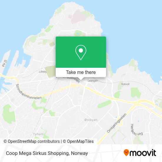 Coop Mega Sirkus Shopping map