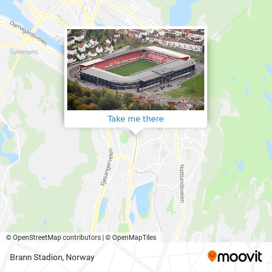 Brann Stadion map
