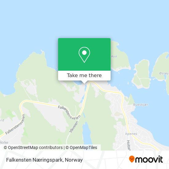 Falkensten Næringspark map