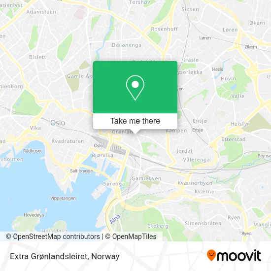 Extra Grønlandsleiret map