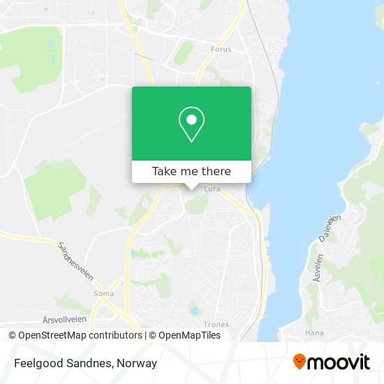 Feelgood Sandnes map