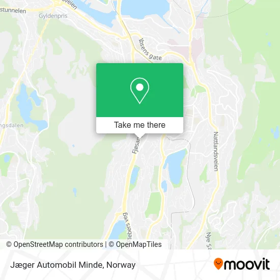 Jæger Automobil Minde map