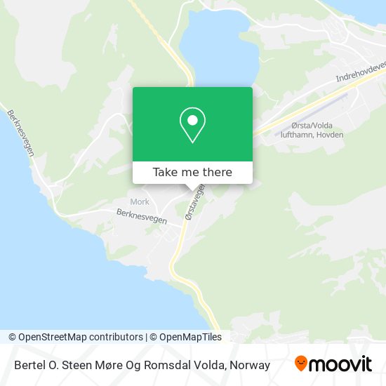 Bertel O. Steen Møre Og Romsdal Volda map