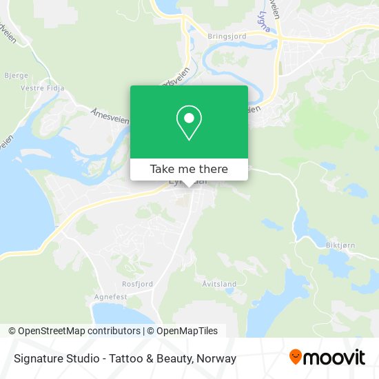 Signature Studio - Tattoo & Beauty map