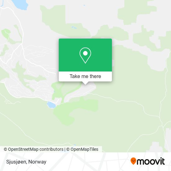 Sjusjøen map