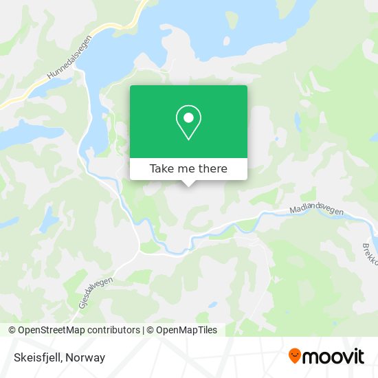 Skeisfjell map