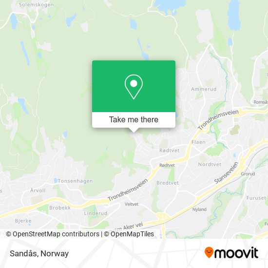 Sandås map