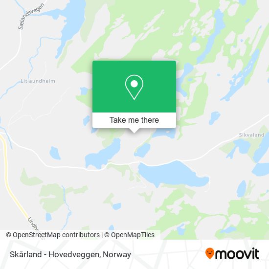 Skårland - Hovedveggen map