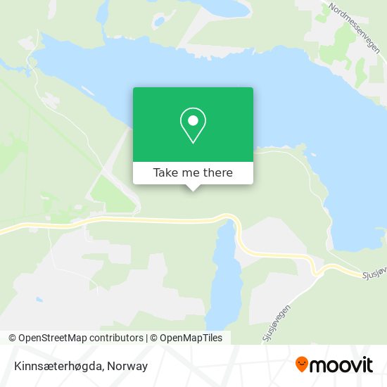 Kinnsæterhøgda map