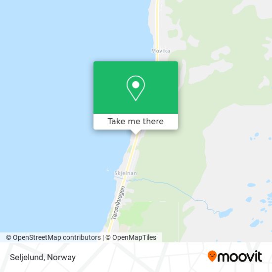 Seljelund map