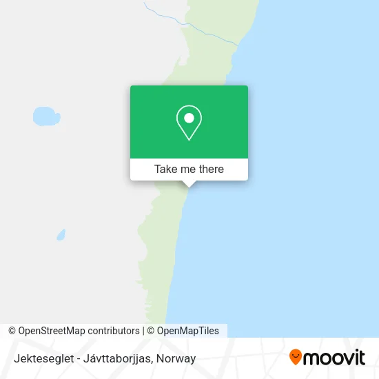 Jekteseglet - Jávttaborjjas map
