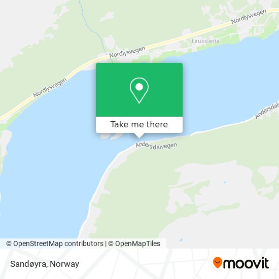 Sandøyra map