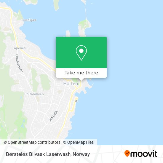 Børsteløs Bilvask Laserwash map