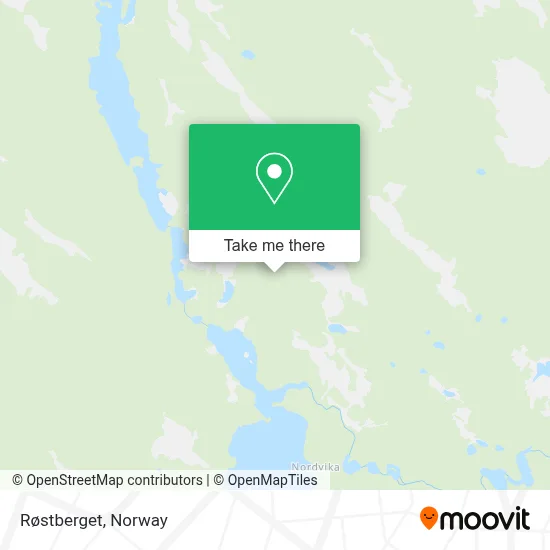 Røstberget map