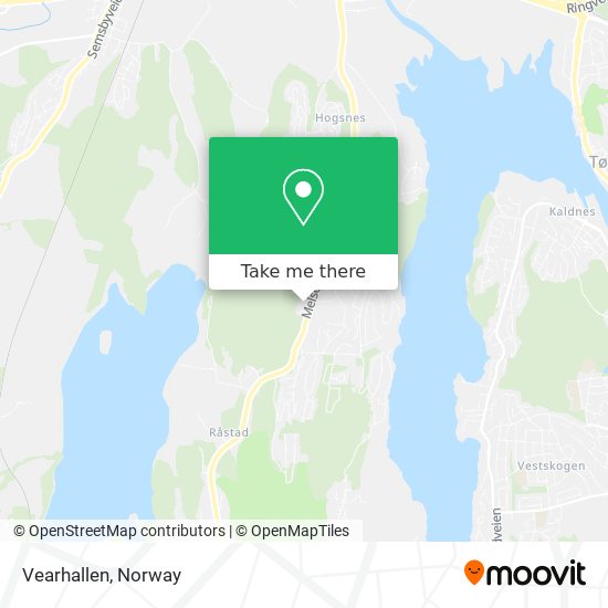 Vearhallen map