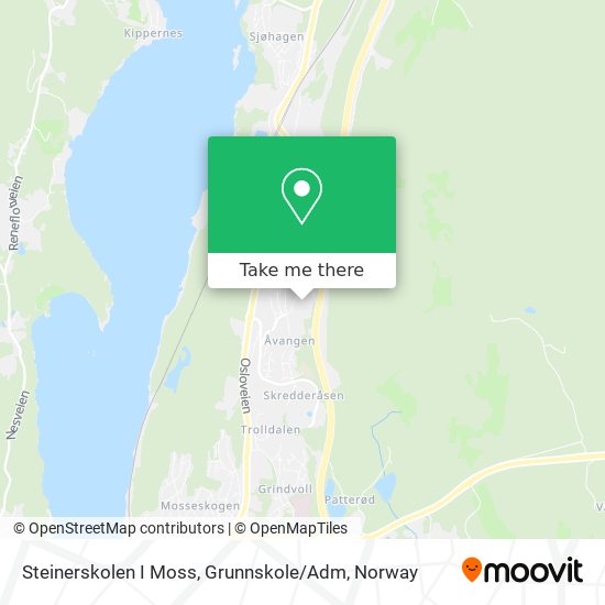 Steinerskolen I Moss, Grunnskole / Adm map