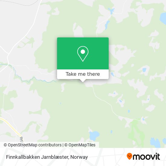 Finnkallbakken Jarnblæster map