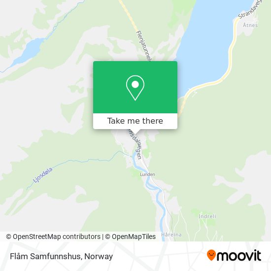 Flåm Samfunnshus map