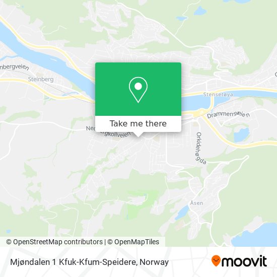 Mjøndalen 1 Kfuk-Kfum-Speidere map