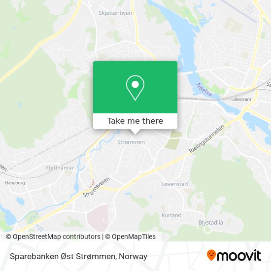 Sparebanken Øst Strømmen map