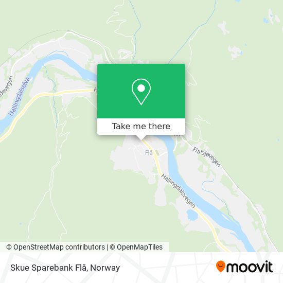 Skue Sparebank Flå map