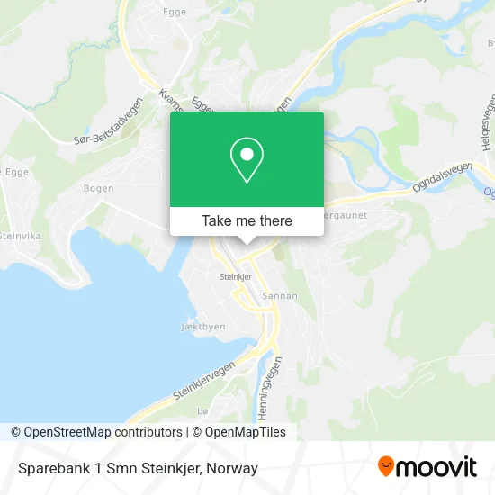 Sparebank 1 Smn Steinkjer map