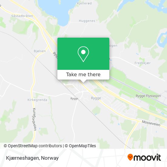 Kjærneshagen map