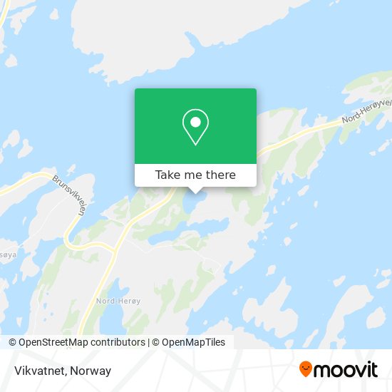 Vikvatnet map