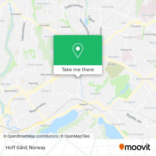 Hoff Gård map