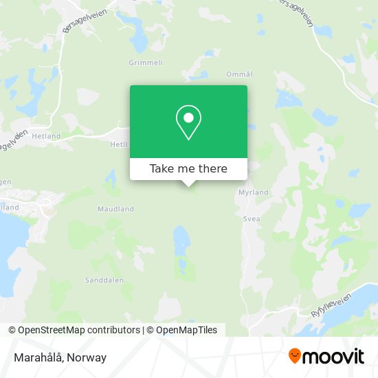 Marahålå map