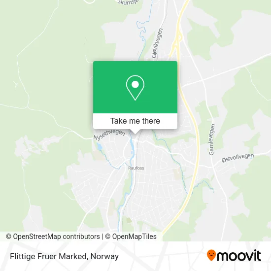 Flittige Fruer Marked map