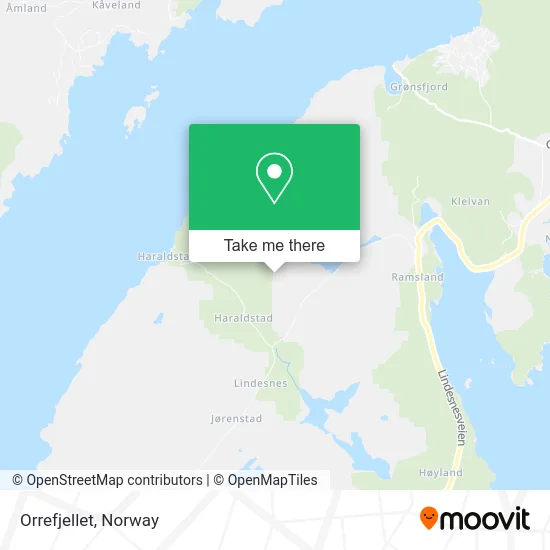 Orrefjellet map