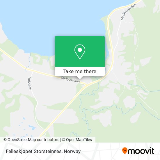 Felleskjøpet Storsteinnes map