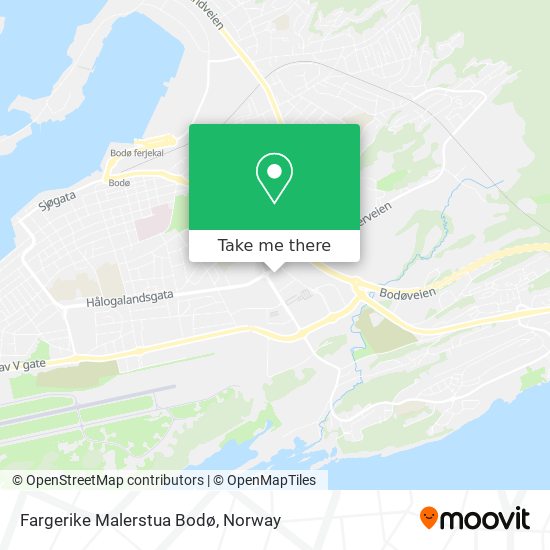 Fargerike Malerstua Bodø map