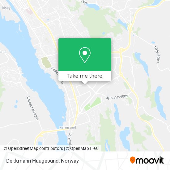 Dekkmann Haugesund map