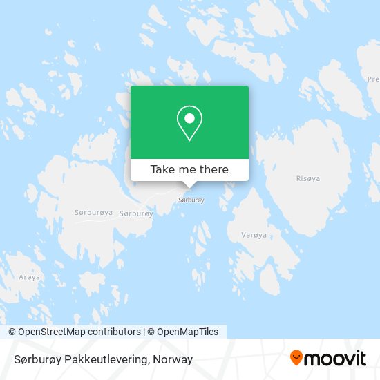Sørburøy Pakkeutlevering map