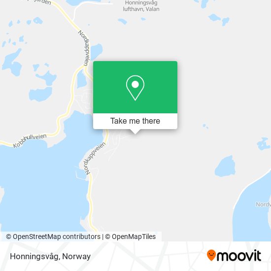 Honningsvåg map