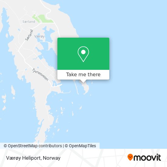 Værøy Heliport map
