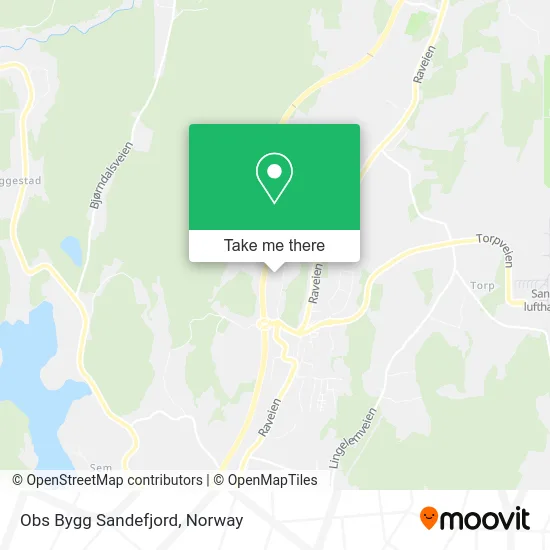 Obs Bygg Sandefjord map